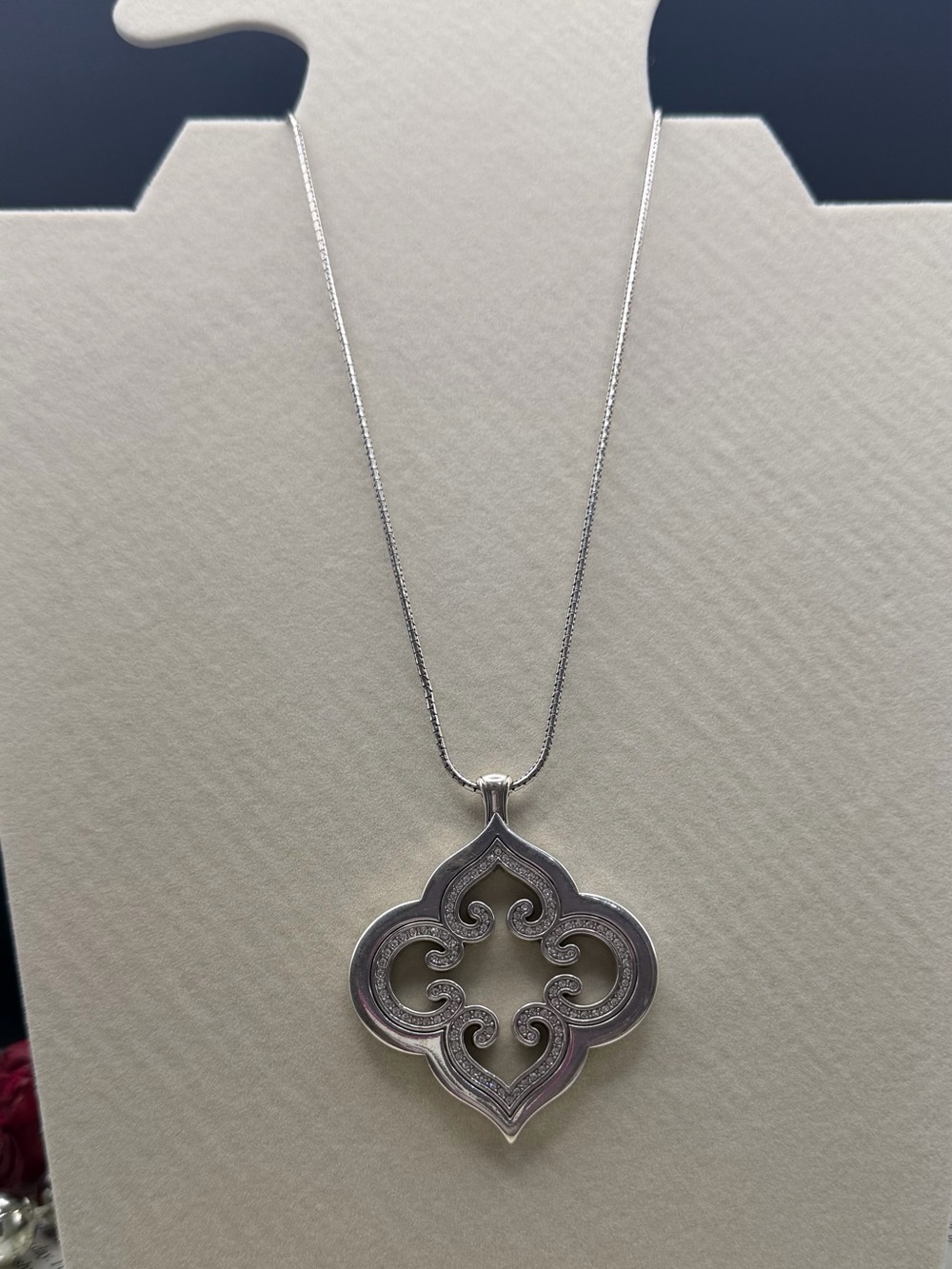 Brighton Toledo Mido Pendant Necklace with Pave Crystals - Picture 3 of 3
